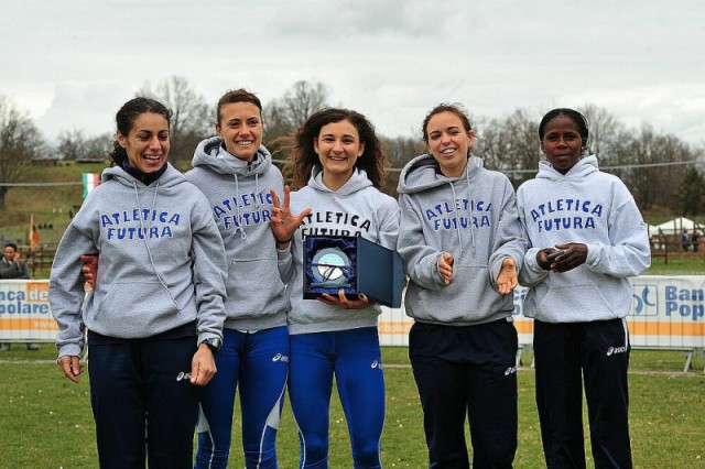 Atletica Futura  sul trono d'Italia nell cross.
