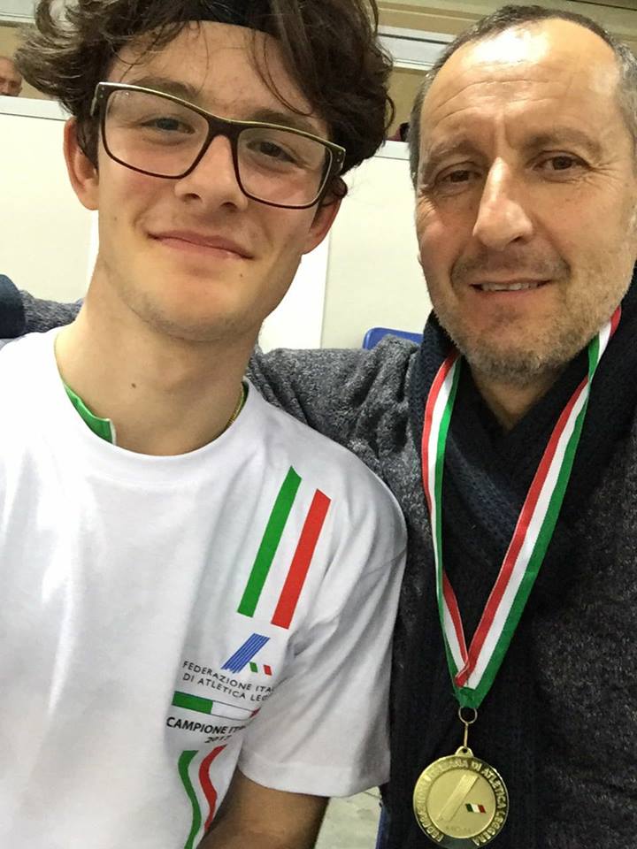 Righi Vieri CAMPIONE Italiano nei 60 ostacoli indoor
