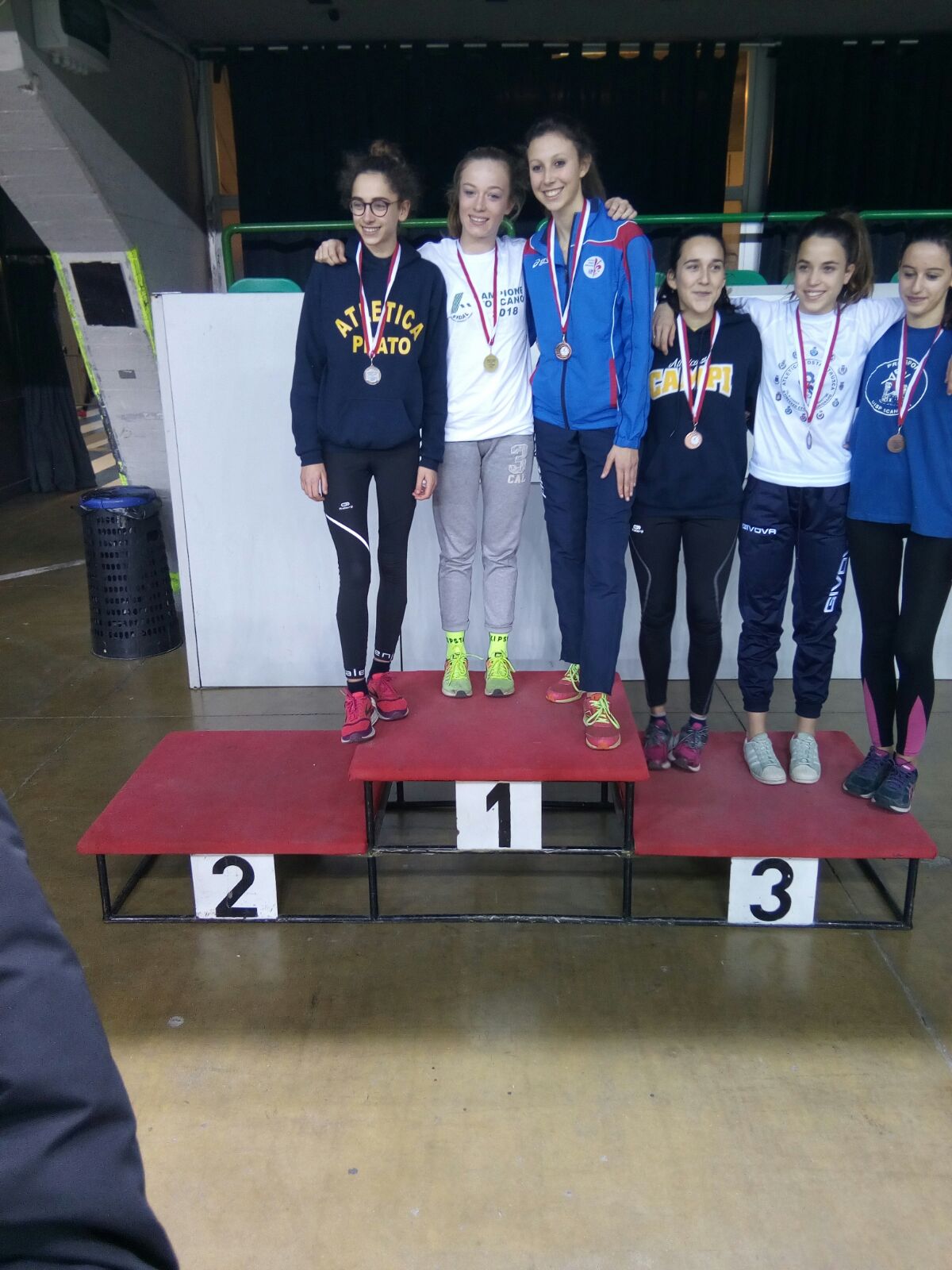 Titoli regionali indoor cadetti e ragazzi 2018